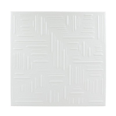 Tavan fals decorativ, polistiren extrudat, 0808, clasic, alb, 50 x 50 x 0.35 cm foto