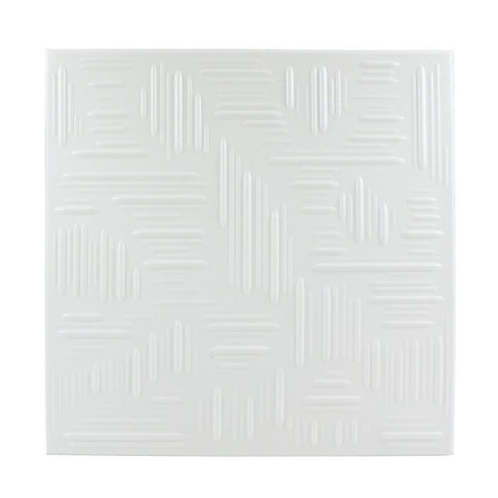 Tavan fals decorativ, polistiren extrudat, 0808, clasic, alb, 50 x 50 x 0.35 cm