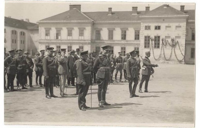 Regele Carol al II-lea la Timișoara, Școala de artilerie foto