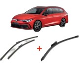 Cumpara ieftin Set 3 stergatoare Volkswagen GOLF VIII Variant (CG5, DB5) din 2020 - 2024, pentru parbriz si luneta