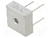 Punte redresoare, 25A, 0,8kV, capsula MB-25W, DC COMPONENTS - KBPC2508W