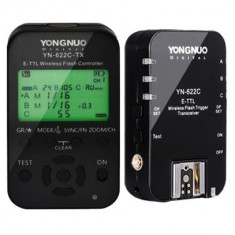 Yongnuo YN622C-TX + YN622C II kit declansare wireless E-TTL Canon