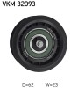 Rola ghidare curea transmisie SKF VKM 32093 Alfa Romeo Fiat Jeep Lancia 500L 500X Bravo II Cherokee Compass Delta III Doblo Ducato Giulia