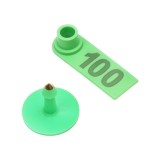 Set 100 crotalii numerotate 001-100 verzi pentru capre, oi Breckner Germany