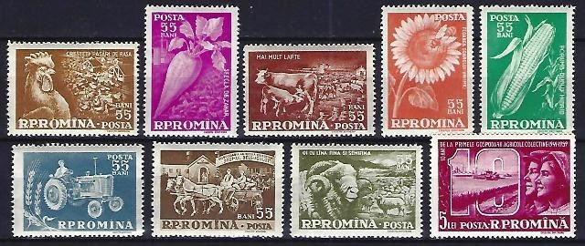 Romania 1959 - Lp 473 - 10 ani de la primele G.A.C. - serie - MNH *** 2