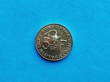 5 Francs 1989 Africa de vest-AUNC-