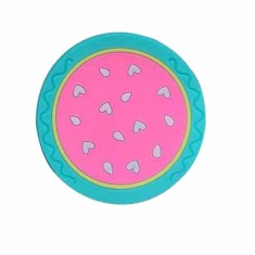 Suport pentru Pahar, Cyrax, Model Pepene, din PVC, 10 cm, Rezistent la Caldura, Verde/Roz