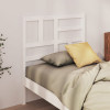 Tablie de pat, alb, 81x4x104 cm, lemn masiv de pin GartenMobel Dekor, vidaXL