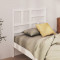 Tablie de pat, alb, 81x4x104 cm, lemn masiv de pin GartenMobel Dekor
