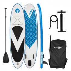 KLARFIT Spreestar 320, placa gonflabila SUP board set 320 x 12 x 81 cm albastru-alb foto