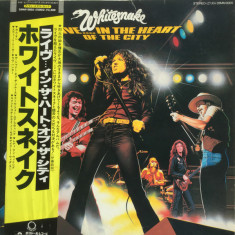 Vinil "Japan Press" Whitesnake – Live... In The Heart Of The City (VG++)