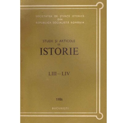 - Studii si articole de istorie LIII-LIV, 1986 - 133837 foto