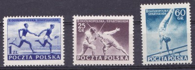 TSV % - 1954 MICHEL 861-863 POLONIA, MNH/** LUX foto