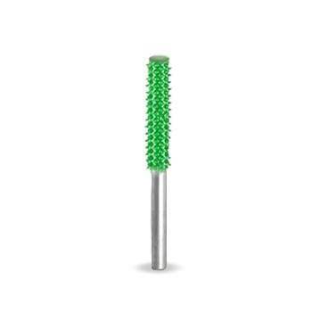 Biax sculptura lemn SABURR -cap cilindric 3,2 mm capăt neted, Granulatie Saburr ASPRA - VERDE foto