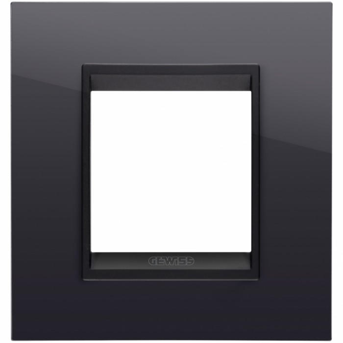 Rama Ornament 2M LUX Gewiss Chorus monocrom negru GW16222YN