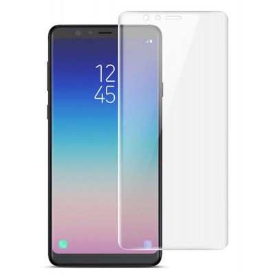 Folie Protectie Ecran Imak pentru Samsung Galaxy A9 Star, Plastic, Full Face, Set 2 Bucati foto