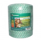 Rola fir verde fluorescent-alb fi 2.5mm 3x0.2mm SS, 1x0.25mm Cu, 1000m gard electric Bourget