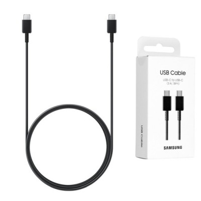 Cablu de Date Type-C la Type-C Fast Charging 3A, 1.8m - Samsung (EP-DX310JBEGEU) - Black (Blister Packing) foto