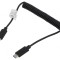 Cablu Power Delivery Spiralat USB 2.0 Negru