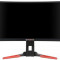 Monitor Gaming VA LED Acer 35&amp;quot; Predator Z35, UW-UXGA (2560 x 1080), HDMI, USB, Display Port, 4 ms, Ecran Curbat, Boxe (Negru + Rosu)
