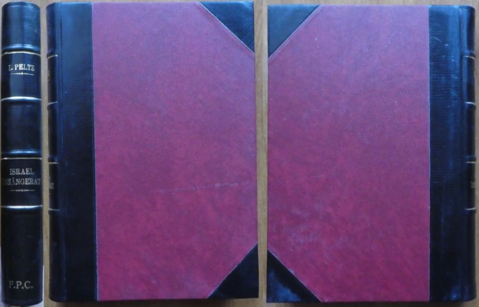I. Peltz, Israel insangerat, 1946, editia 1 in legatura piele
