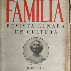 REVISTA FAMILIA NR.3-4/1937:NUMAR INCHINAT LUI MIHAI EMINESCU:Samarineanu/Pillat