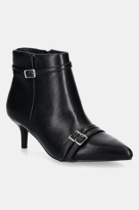 Answear Lab botine femei, culoarea negru, cu toc cui