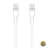 Cablu Date si Incarcare USB-C - USB-C Setty 60W 1m Alb