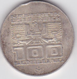 AUSTRIA 100 SCHILLING 1976, Europa, Argint