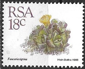 B0374 - Africa de sud 1989 - Flora neuzat,perfecta stare foto