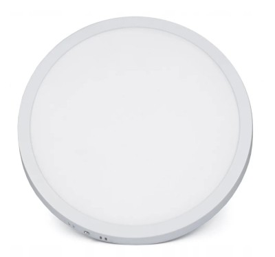Plafoniera LED, 12 W, rotunda, 4000 K, diametru 16 cm, alb foto