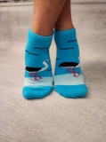 STK464-4 Sosete medii din bumbac ultrasox model barza