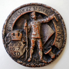 I.202 INSIGNA GERMANIA CHAM TIR 1930 Schützenverein 34mm