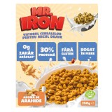 Cereale cu 30% proteina fara zahar low-carb gluten free si vegane Unt de Arahide, 250g, Mr. Iron