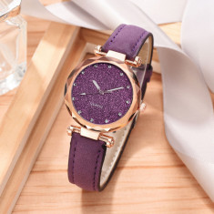 Ceas de dama Geneva Exclusive purple