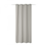 Perdea opaca Stella cu inele Jemidi, 140 x 245 cm, Gri, Poliester, 55283.25.01