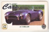 bnk card Cartele telefonice - Unitel - masini - AC Cobra 289