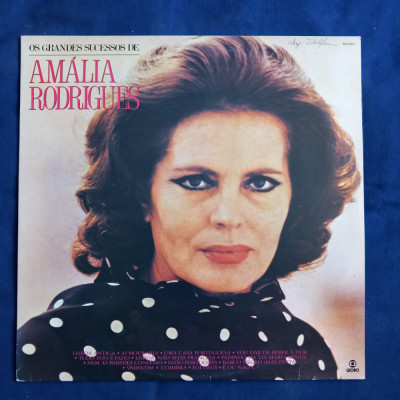 LP : Amalia Rodrigues - Os Grandes Sucessos _ Globo Disco, Brazilia, 1987_NM/VG+ foto