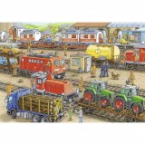 Cumpara ieftin Puzzle Statie De Tren, 2X24 Piese, Ravensburger