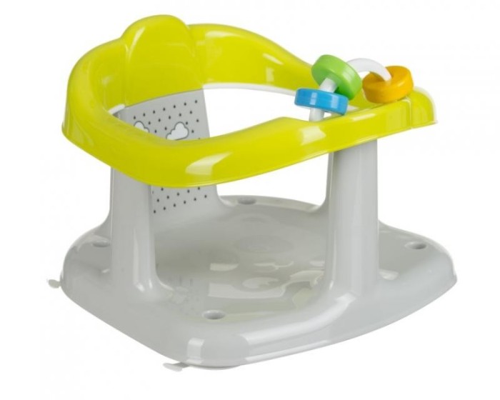Scaun de baie bebelusi Panda Grey-Green