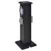Priză de alimentare cu temporizator, pentru grădină, negru 41234, vidaXL
