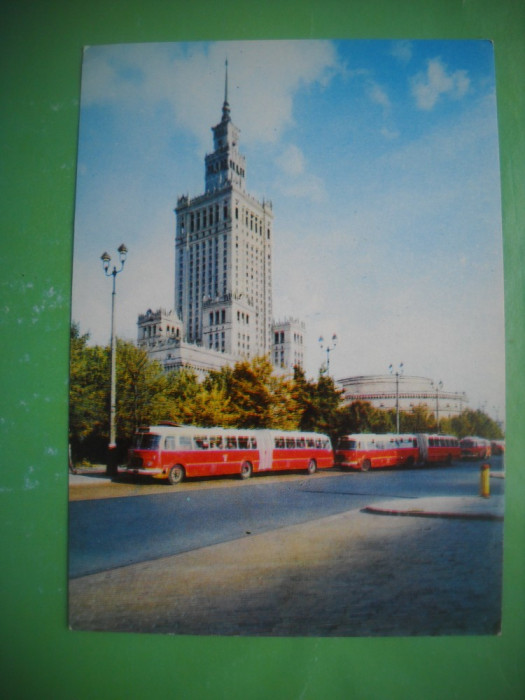 HOPCT 59134 PALATUL CULTURII SI STIINTEI VARSOVIA POLONIA-AUTOBUZ -NECIRCULATA