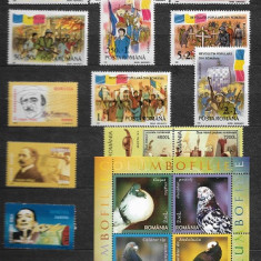 C2899 - Lot Romania timbre neuzate,serii complete,perfecta stare