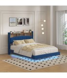 PAT MARIO ALBASTRU 160X200 FARA SALTEA