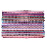 Covoras rustic, multicolor, cu franjuri, Syamag, 80x50 cm 80 x 50