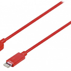 Cablu de alimentare si transfer date rosu pentru iPod iPhone 4 iPad 1m VALUELINE