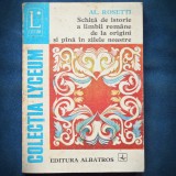 Cumpara ieftin SCHITA DE ISTORIE A LIMBII ROAMNE DE LA ORIGINI PANA IN ZILELE NOASTRE, ROSSETI