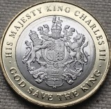 2 pounds 2023 Gibraltar, Charles al-III-lea, Coronation, unc