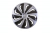 Capace Roți 15 inch Wind Silver &amp; Black - Set 4 buc - Design Modern