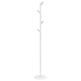 Cumpara ieftin Cuier de haine, alb, 175 cm, fier vopsit electrostatic
